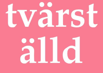 Synonym tvärställd