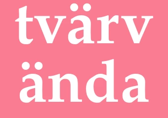 Synonym tvärvända