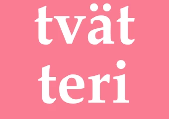 Synonym tvätteri