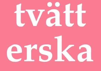 Synonym tvätterska