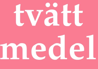 Synonym tvättmedel
