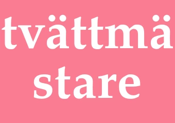 Synonym tvättmästare