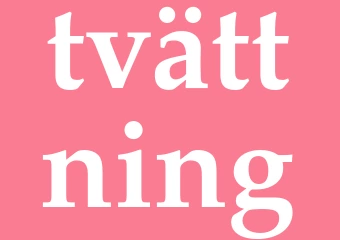 Synonym tvättning
