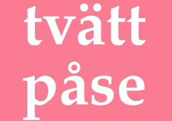 Synonym tvättpåse