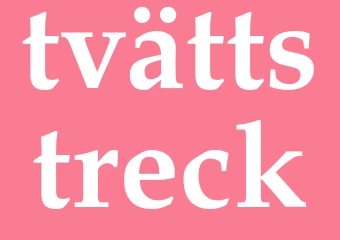 Synonym tvättstreck