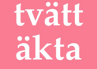 Synonym tvättäkta