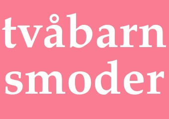 Synonym tvåbarnsmoder