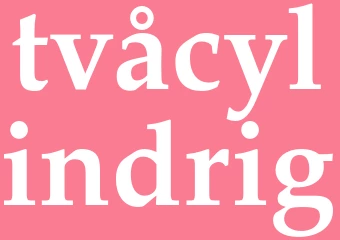 Synonym tvåcylindrig