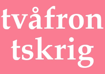 Synonym tvåfrontskrig