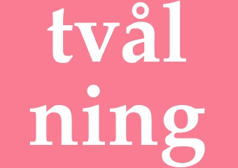 Synonym tvålning