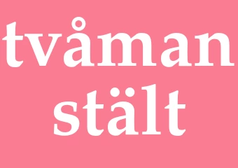 Synonym tvåmanstält