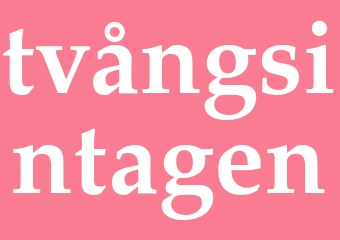 Synonym tvångsintagen