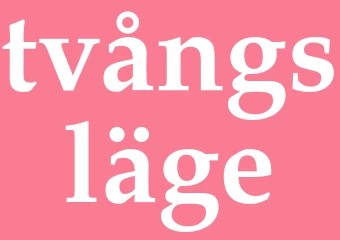 Synonym tvångsläge