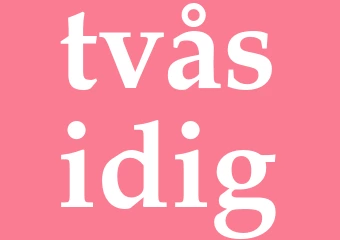 Synonym tvåsidig
