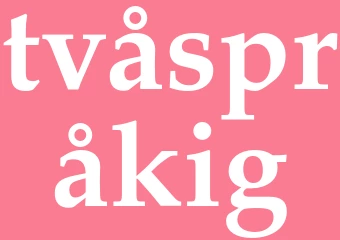Synonym tvåspråkig