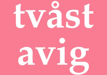 Synonym tvåstavig