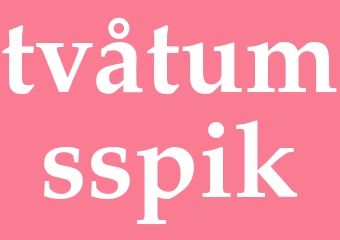 Synonym tvåtumsspik