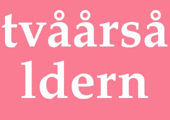 Synonym tvåårsåldern