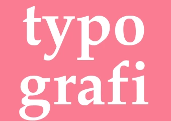 Synonym typografi