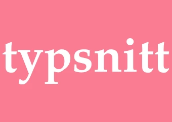 Synonym typsnitt
