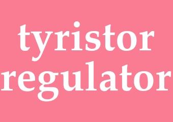 Synonym tyristorregulator