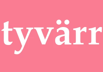 Synonym tyvärr