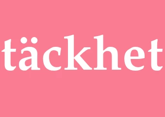 Synonym täckhet