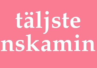 Synonym täljstenskamin