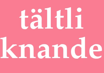 Synonym tältliknande