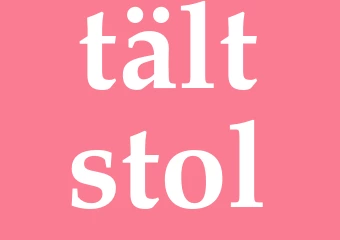 Synonym tältstol