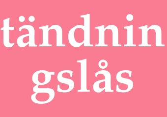 Synonym tändningslås
