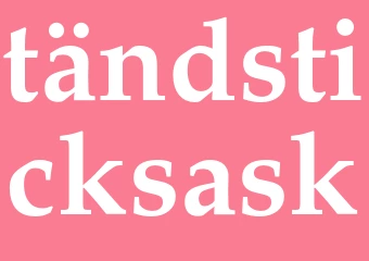 Synonym tändsticksask