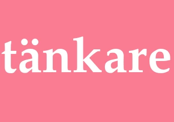 Synonym tänkare