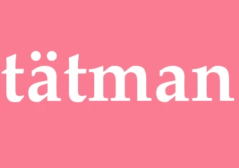 Synonym tätman