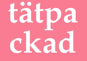 Synonym tätpackad