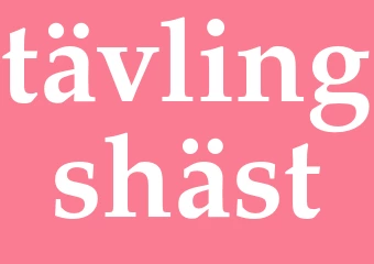 Synonym tävlingshäst