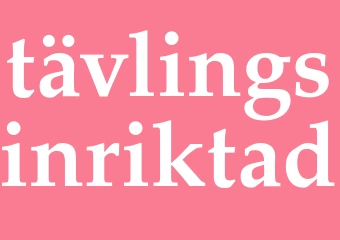 Synonym tävlingsinriktad