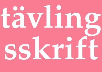 Synonym tävlingsskrift