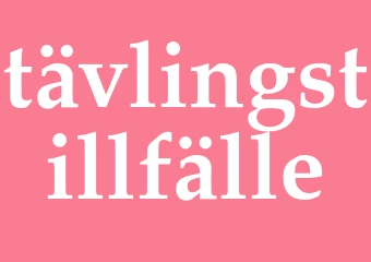 Synonym tävlingstillfälle