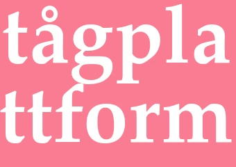 Synonym tågplattform