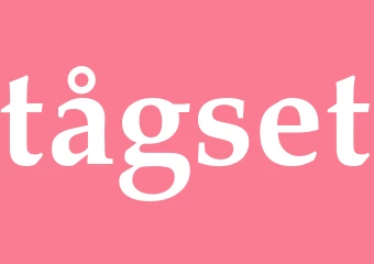 Synonym tågset