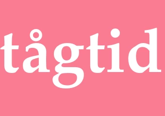 Synonym tågtid