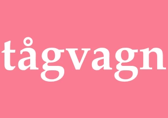 Synonym tågvagn