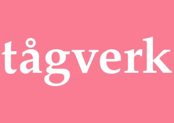 Synonym tågverk