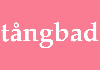 Synonym tångbad