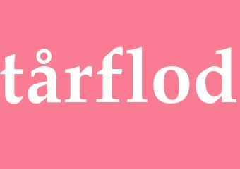 Synonym tårflod
