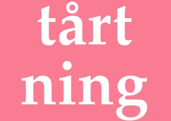 Synonym tårtning