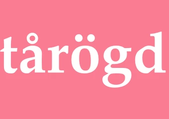Synonym tårögd