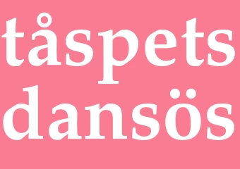 Synonym tåspetsdansös