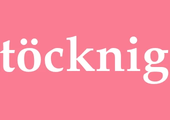 Synonym töcknig